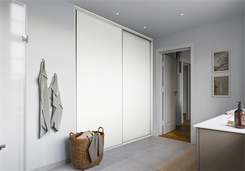 Kitchn Flow skydelåger på mål til garderobe med 2 låger - Total Bredde 78 til 298 cm